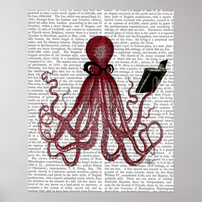 Intelligent Octopus Poster (Framsidan)
