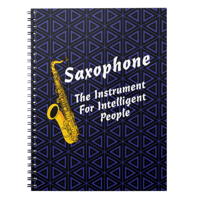 Intelligent saxofon anteckningsbok (Framsidan)