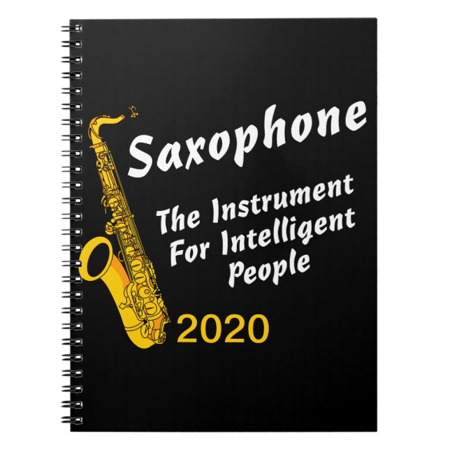 Intelligent saxofon anteckningsbok (Framsidan)