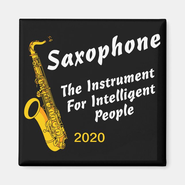 Intelligent saxofon magnet (Framsidan)