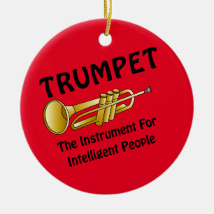 Intelligent Trumpet Julgransprydnad Keramik