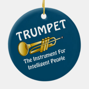 Intelligent Trumpet Julgransprydnad Keramik