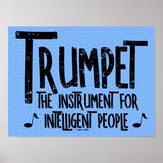 Intelligent Trumpet Rough Text Poster (Framsidan)