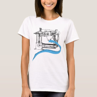 Intelligenta kvinnor som syr (2 färg) tee shirt