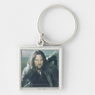 Intense Aragorn Fyrkantig Silverfärgad Nyckelring