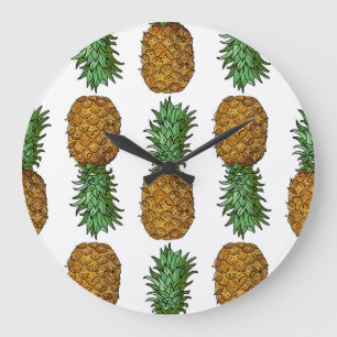 Intensitet för ananas: Tropiskt sommarljus Stor Klocka