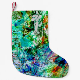 Intensitetsblå julklump,Djupblå färg Liten Julstrumpa