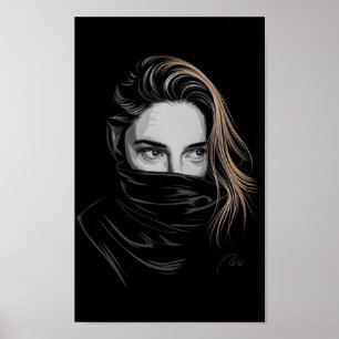 Intensiv Blick Poster