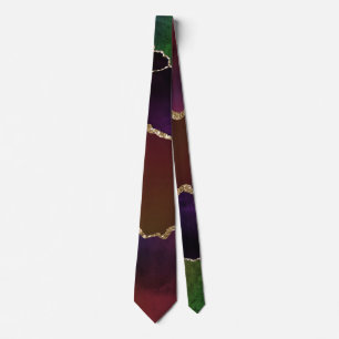 Intensiv Mörk Agate Moody Rainbow Jewel Tone Slips