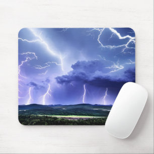 Intensiv natur Blixt Storm Musmatta