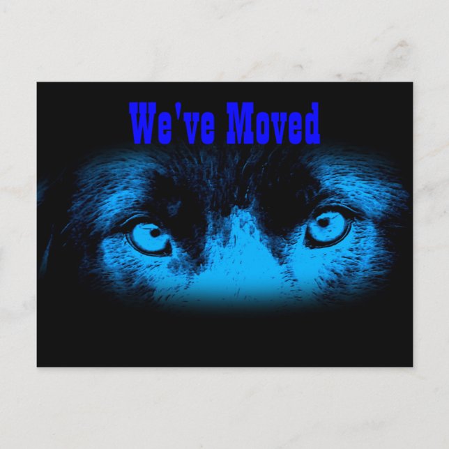 Intensiv Ögon ändring av Adress Meddelande Vykort (Framsida)