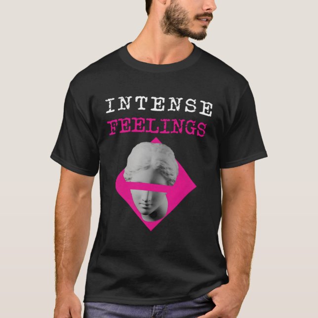 Intensiva funktioner för Vaporwave Synthwave T Shirt (Framsida)