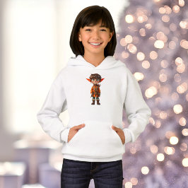 Intent Boy jul Elf Girl's Hoodie T Shirt