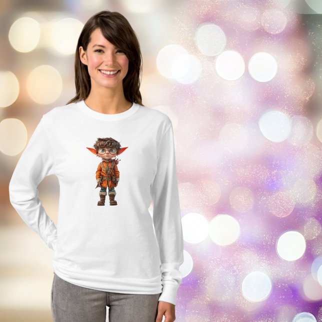 Intent Boy jul Elf Women's Tee (Skapare uppladdad)