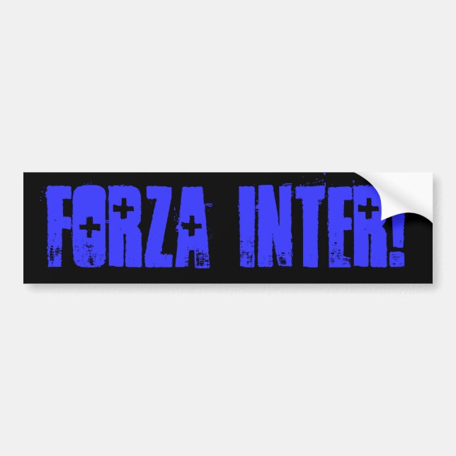 Inter Forza! Bildekal (Framsidan)