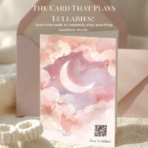 Interactive Lullaby QR Code | Pink Moon Shower