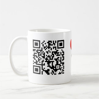 Interactive "My Love Story" QR CClassic Mug, 11 oz Kaffemugg