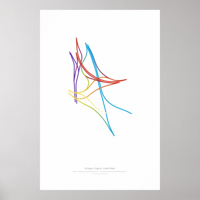 Interchange Choreography: Arlington, VA, US Poster (Framsidan)