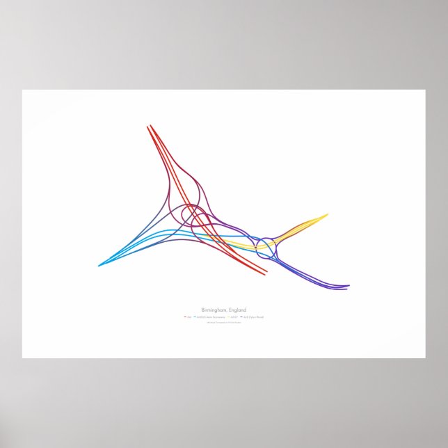 Interchange Choreography: Birmingham, England Poster (Framsidan)