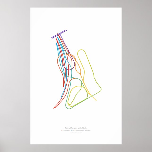 Interchange Choreography: Detroit, MI, US Poster (Framsidan)