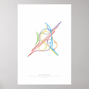 Interchange Choreography: Dubai, Förenade Arabemir Poster