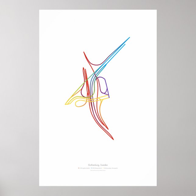 Interchange Choreography: Göteborg, Sverige Poster (Framsidan)
