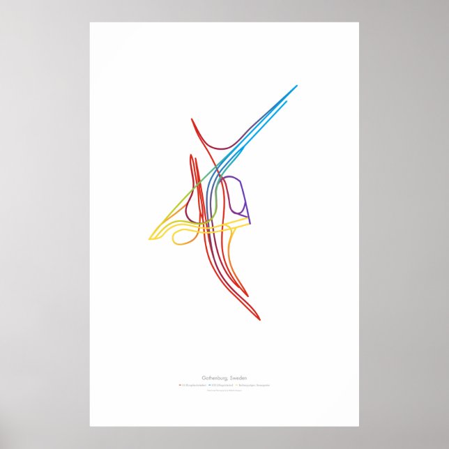 Interchange Choreography: Göteborg, Sverige Poster (Framsidan)