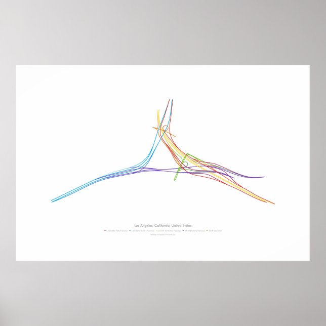 Interchange Choreography: Los Angeles, CA, USA Poster (Framsidan)