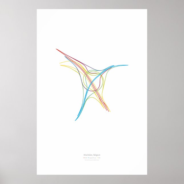 Interchange Choreography: Machelen, Belgien Poster (Framsidan)