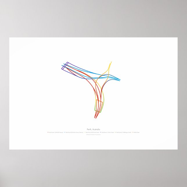 Interchange Choreography: Perth, Australien 1 v2 Poster (Framsidan)