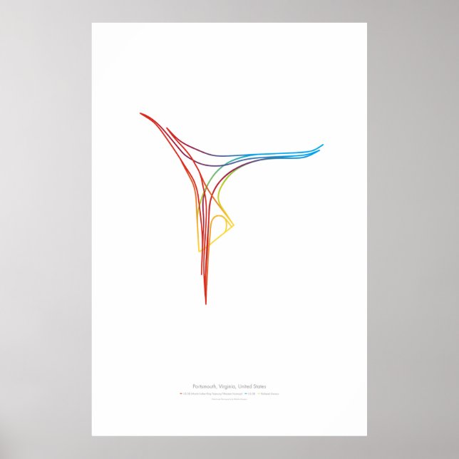 Interchange Choreography: Portsmouth, VA, USA Poster (Framsidan)