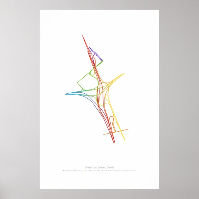 Interchange Choreography: Québec City, QC, CA Poster (Framsidan)