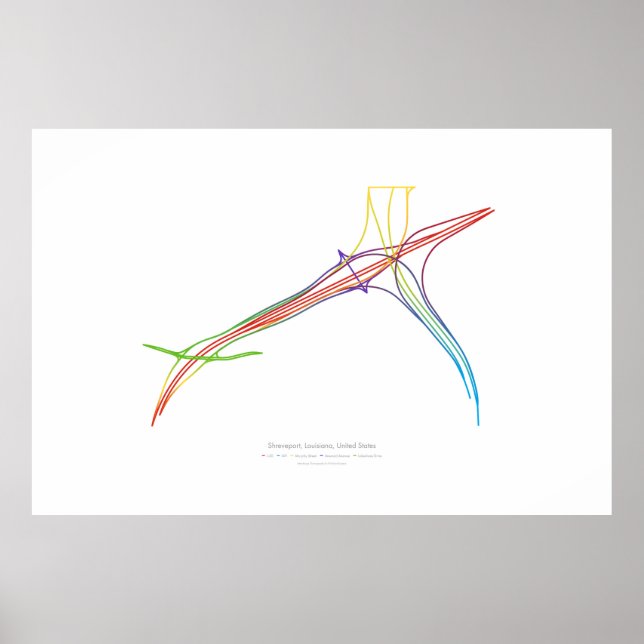 Interchange Choreography: Shavslöjport, LA, US 2 Poster (Framsidan)