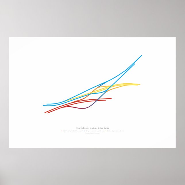 Interchange Choreography: Virginia Beach, VA, USA Poster (Framsidan)