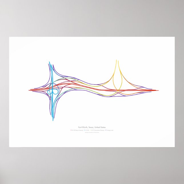 Interchange-koreografi: Fort Worth, TX, US 2 Poster (Framsidan)