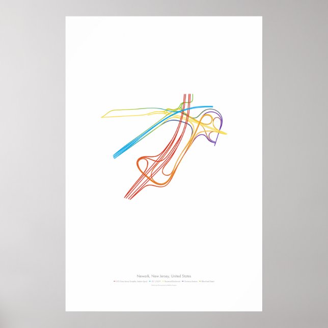 Interchange Koreografi: Newark, NJ US 1 Poster (Framsidan)