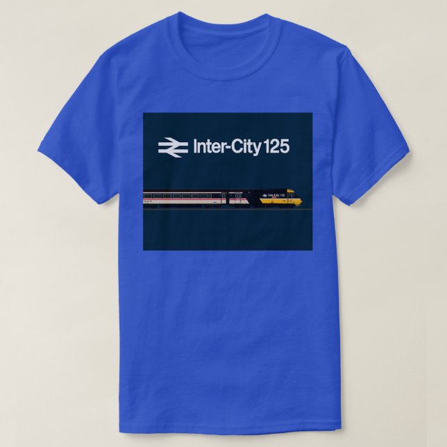 Intercity 125 lokomotiv, vävt t shirt (Design framsida)