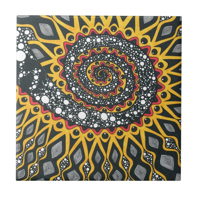 interconnected kakelplatta (Framsidan)