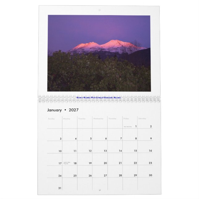 Interdimensional tänder kalendern kalender (Jan 2027)