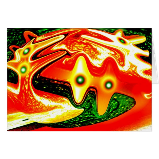 Interdimensionell Hälsningskort (Framsidan Horizontal)