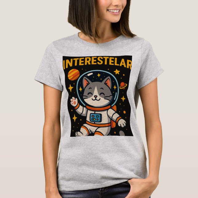 interestelar casual t shirt (Framsida)