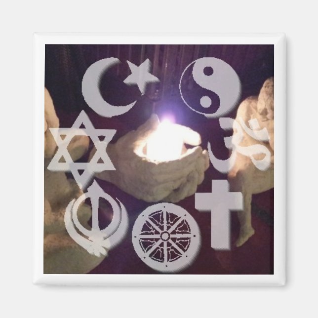 Interfaith, Coexist Fire Magnet (Framsidan)