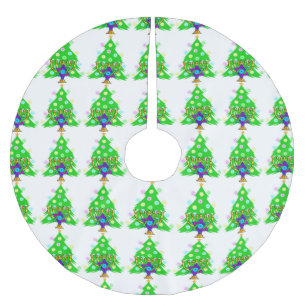 Interfaith Hanukkah jul Julgransmatta Borstad Polyester