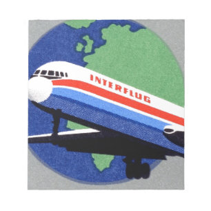 INTERFLUG - Nationella flygbolaget i DDR, Östtyskl Anteckningsblock