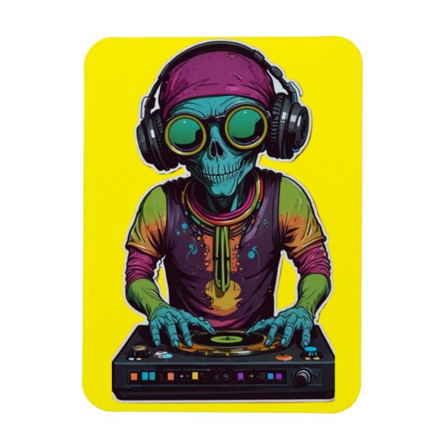 Intergalactic DJ Magnet (Vertikal)