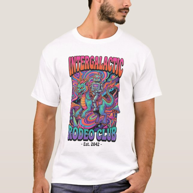 Intergalactic Rodeo Club T Shirt (Framsida)