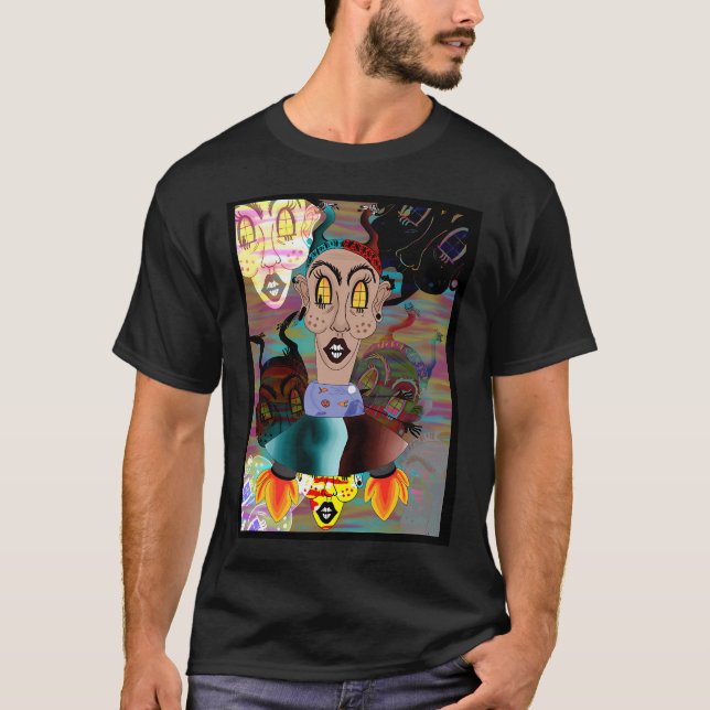 intergalaktisk cirkus t shirt (Framsida)