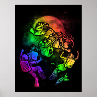 Intergalaktisk disco poster