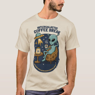 Intergalaktisk kaffebrytning t shirt
