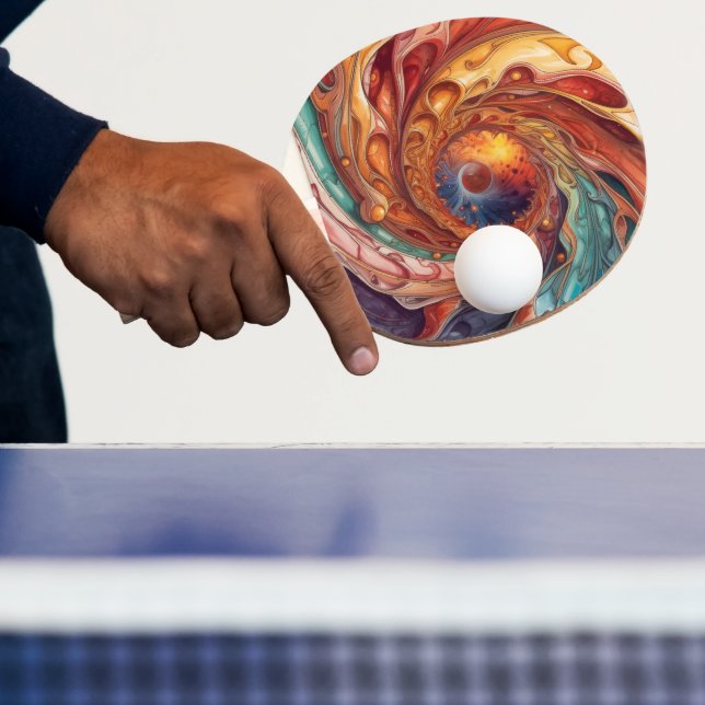 Intergalaktisk virvel av harmoni  pingisracket (Insitu)